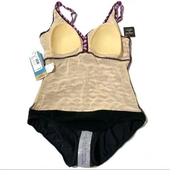 Swim Solutions Women's One Piece Swimsuit-Size 14 - Picture 4 of 7